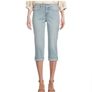 NYDJ Marilyn Straight Cropped Jeans Size 10